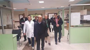دیدار رییس محترم دانشگاه ومعاون محترم درمان ومسئولین بیمارستان با پرستاران در اولین روز هفته پرستار