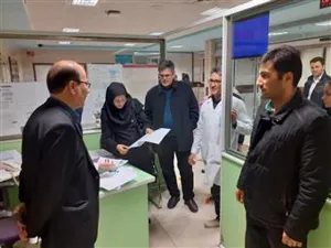 بازدید سرزده (شبانه) مدیر امورپرستاری و کارشناسان ارشد معاونت پرستاری و بازرسی دانشگاه از اورژانس مرکز آموزشی درمانی شهداء تبریز