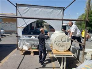 برپایی ایستگاه صلواتی