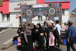 برپایی ایستگاه صلواتی
