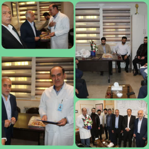 دیدار هیئت زینبیه باسمنج با مدیرخدمات پرستاری 