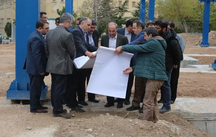 بازدید رئیس دانشگاه علوم پزشکی تبریز از بیمارستان شهداء 