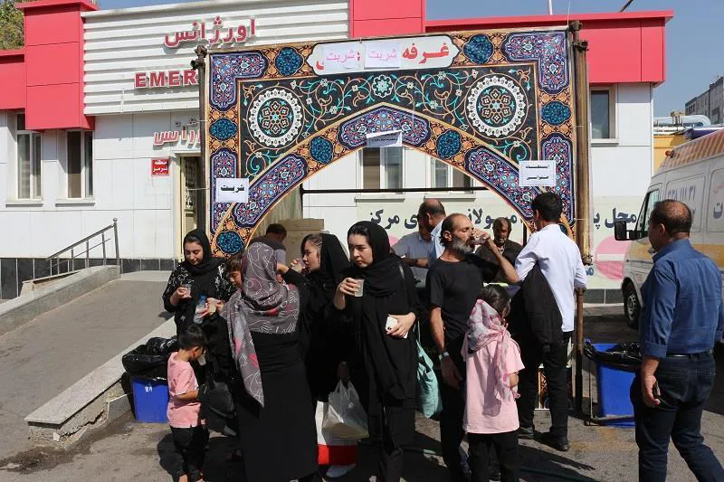 برپایی ایستگاه صلواتی