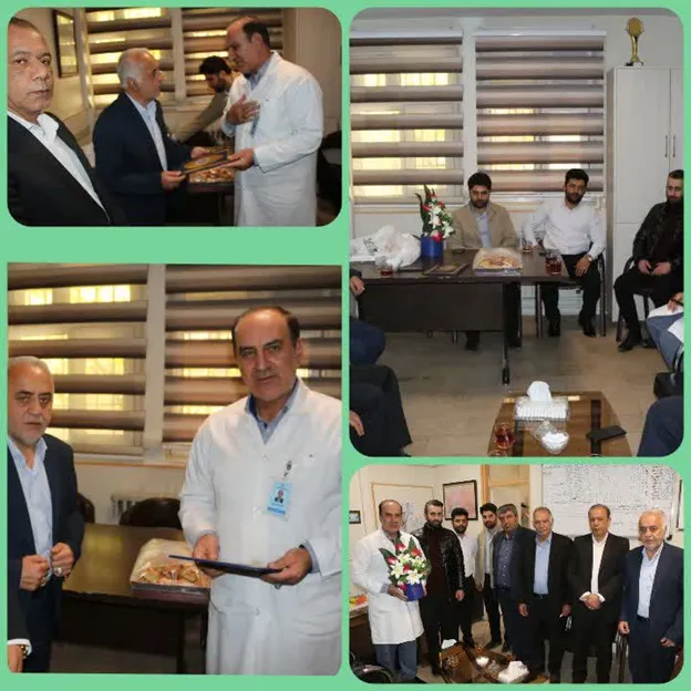 دیدار هیئت زینبیه باسمنج با مدیرخدمات پرستاری 