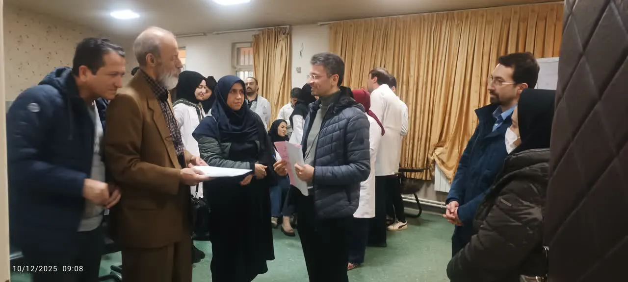 گزارش بازدید ارزیابان محترم مرکز مطالعات دانشگاه از عرصه‌های آموزشی بخش ارتوپدی